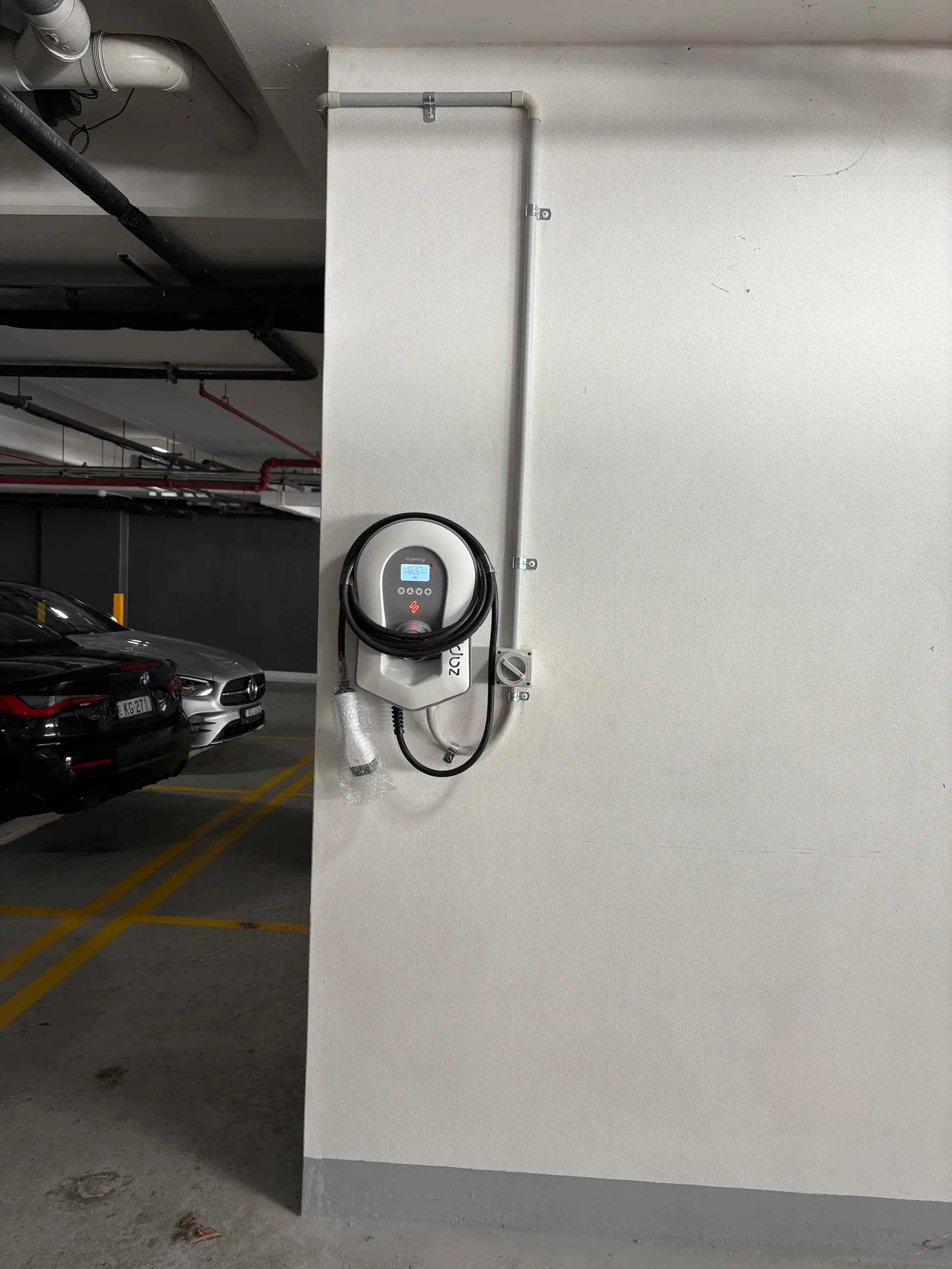 Tesla EV charger installed