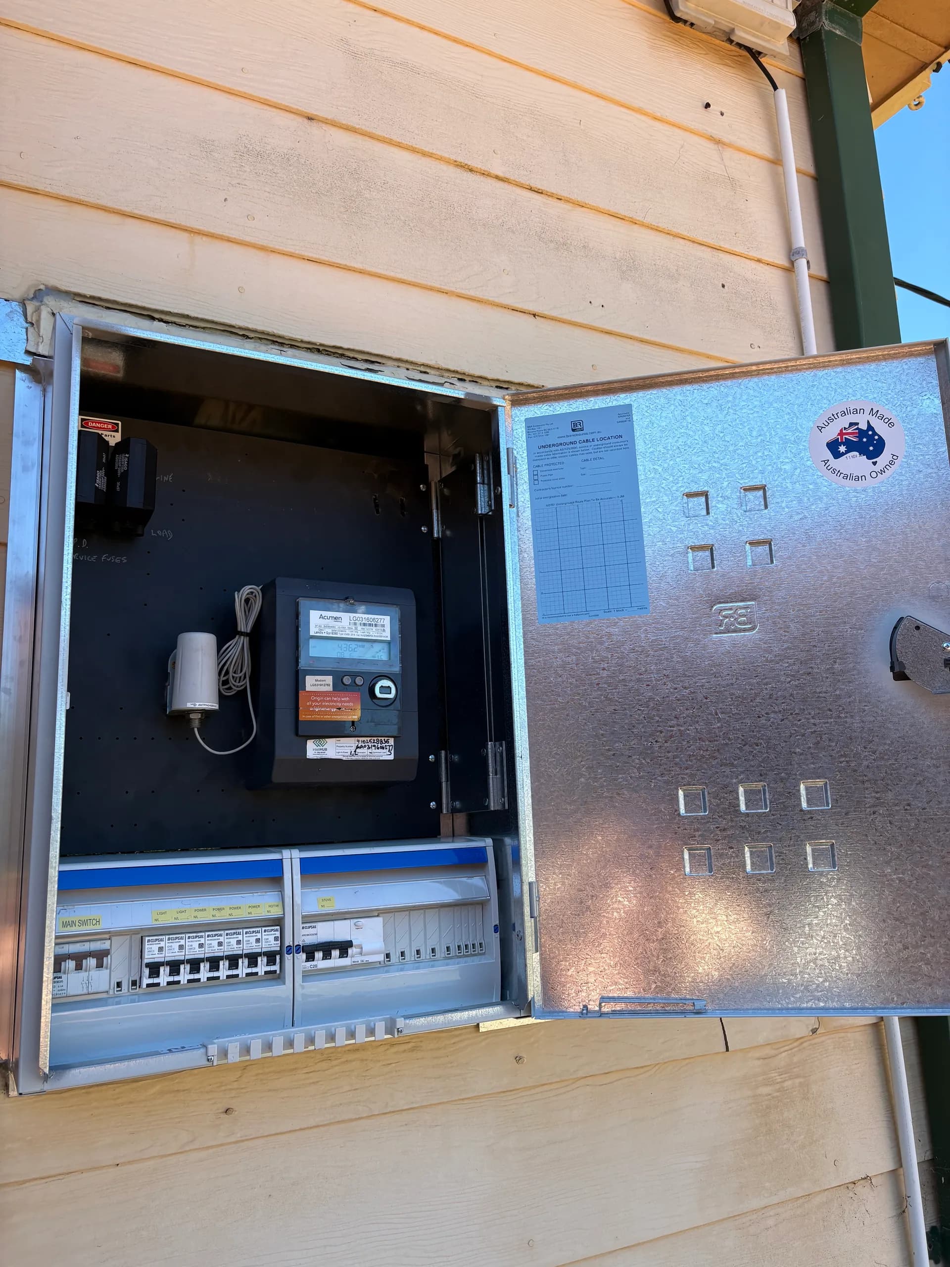 New switchboard open