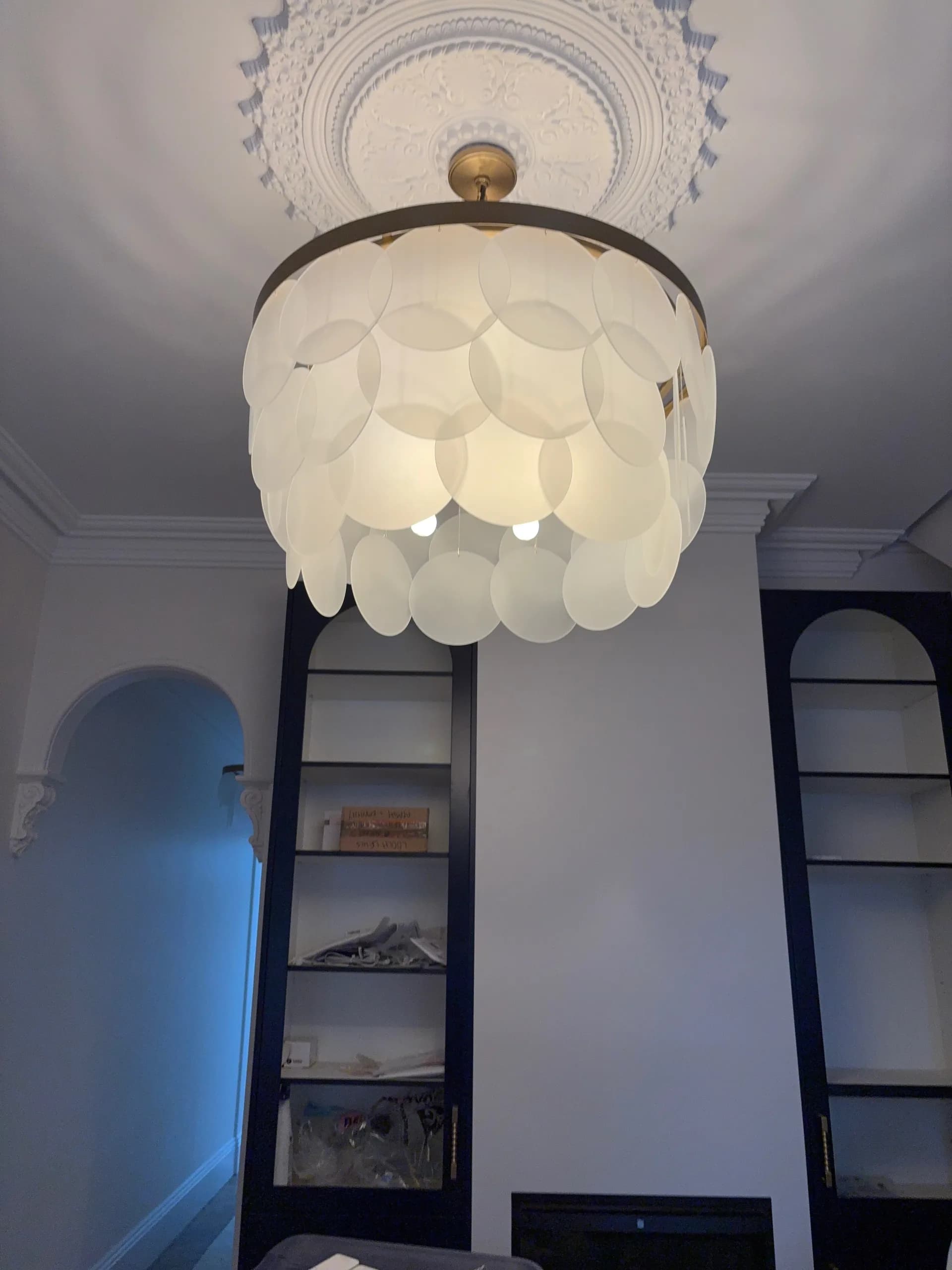 Pendant light angle view